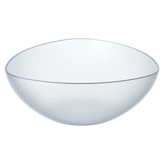 Saladeira coza triangular 2,5 litros pequena cristal - comprar online
