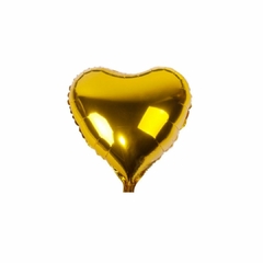 Balão 18 polegadas metalizador coração 45cm Ponto das festas