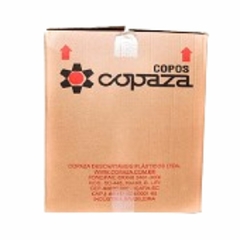 Copo descartável branco 200 ml caixa com 2500 unidades Copaza