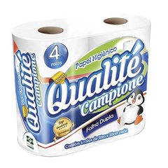 Papel higienico Qualite Campione 4x30 metros folha dupla