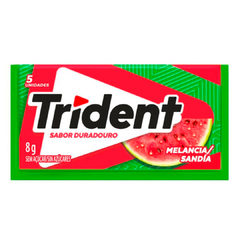 Chiclete Melancia Com 5 Unidades Trident