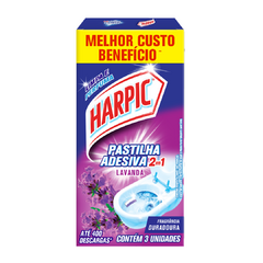 Adesivo harpic sanit lavanda com 3 unidades