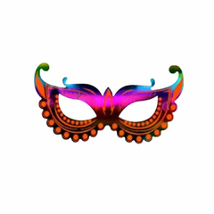 Máscara de Papel Carnaval Florence com 12 unidades Ponto das Festas