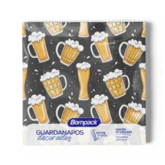 Guardanapo Grande 33x33 Decorado Pacote com 20 Beer Bompack