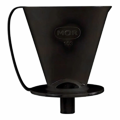 Suporte para coador de café preto Mor