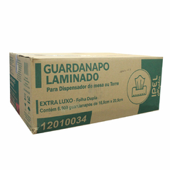 Guardanapo lanche 16,8x20,5 folha dupla caixa com 6000 napkin ipel Indaial