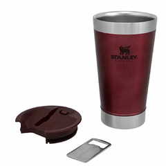 Copo térmico vermelho 473ml com tampa Stanley - comprar online