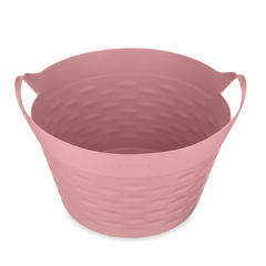 Cesto organizador Sanremo 20 litros circular rosa - comprar online