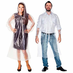 Capa de chuva descartavel transparente Riplas - comprar online