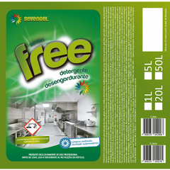 Desengordurante Free 5 litros Sevengel - comprar online