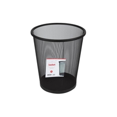 Cesto telado Basket de aço preto 16 litros Mor - comprar online