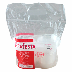 Pote Prafesta redondo bowl 250ml pacote com 20 unidades - comprar online