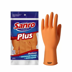 Luva multiuso laranja tamanho M Sanro Plus - comprar online