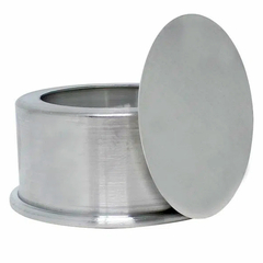 Forma redonda de aluminio fundo falso 25x10cm - comprar online