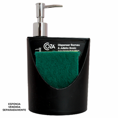 Dispenser Coza Romeu e Julieta 600ml preto - comprar online