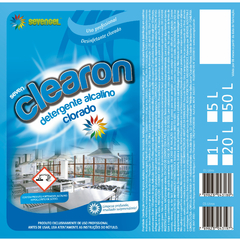 Detergente alcalino clorado Clearon 1 litro - comprar online