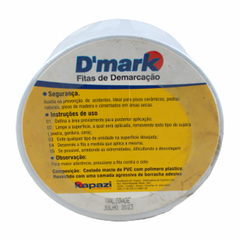 Fita demarcação solo branco 48mm x 30mt - comprar online