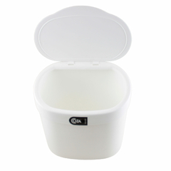 Lixeira 4 litros para pia branca Coza - HP Plásticos e Utilidades