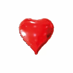Balão 18 polegadas metalizador coração 45cm Ponto das festas na internet