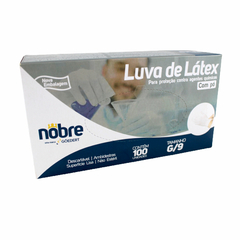 Luva de procedimento latex tamanho G Nobre caixa com 100 unidades - comprar online