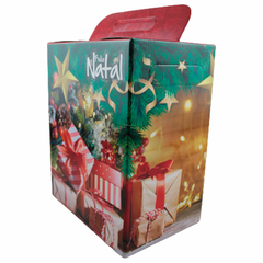 Caixa para cesta de natal 22x15x26 maletinha de natal - comprar online