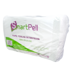 Papel toalha interfolha 100% celulose 21x23cm 1000 folhas - HP Plásticos e Utilidades
