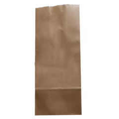 Saco de papel Madilon SOS 5kg Kraft 18x30x10cm pacote com 100 unidades