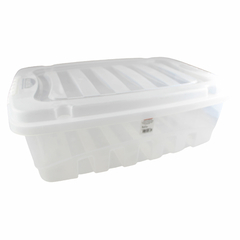Caixa organizadora baixa 26,5 litros Plasutil ref 2772 - HP Plásticos e Utilidades
