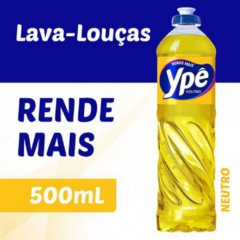 Detergente Líquido Neutro 500ml Ypê - HP Plásticos e Utilidades