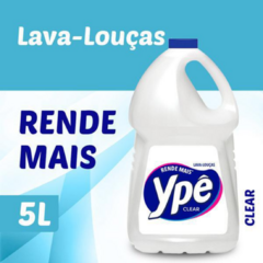 Detergente Líquido Clear 5 Litros Ypê - HP Plásticos e Utilidades