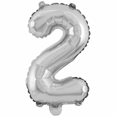 Balão metalizado 16" 40cm números - loja online