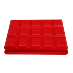 Forma para gelo de silicone vermelho 15 cubos Mor 8556 na internet