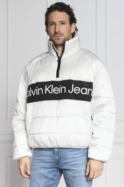 Calvin klein institutional logo popover jacket shop