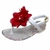 Chinelo baby flor pérola branco vermelho infantil alta qualidade juju shoes