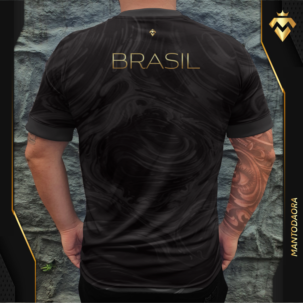 Camisa Brasil Preta - Comprar em Camisas Manto Daóra