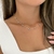 Chocker zirconias pretas - prata 925