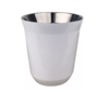 Taza Acero Inoxidable Café Estilo Nespresso Deli 160ml Blanca