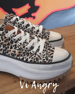 Zapatillas de lona animal print hotsell