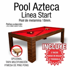 Mesa de pool Azteca - Art. 6020 -