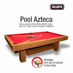 Mesa de pool Azteca - Art. 6030