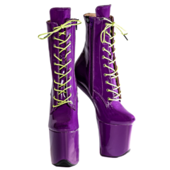 Bota JOKER Roxa GHOST HEEL (Sem Salto) para Pole Dance