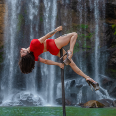 Sandália Degradê Salto 20cm para Pole Dance - comprar online