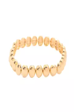 Pulseira Gomas com Banho em Ouro 18k ou Ródio Branco