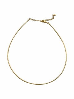 Choker Mini Canutilhos com Banho em Ouro ou Ródio Branco - comprar online