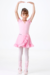 Collant Bailarina Infantil Manga Curta Rosa - loja online