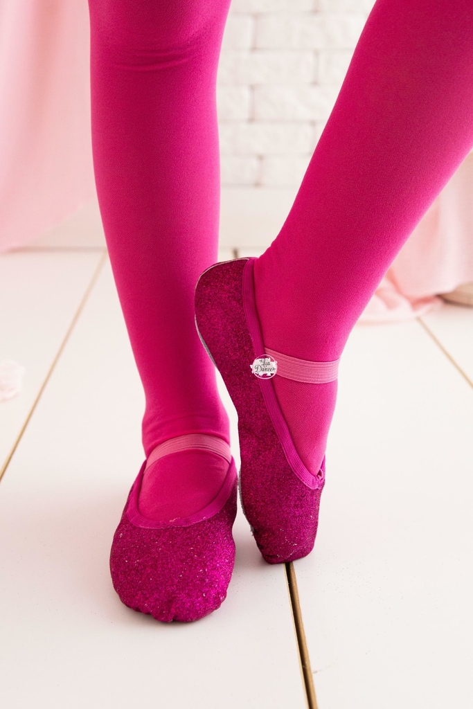 Sapatilha Glitter Pink - Comprar em Lua Dance
