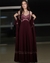 Camisola Longa de Amamentação com Robe Longo bicolor Marsala com Amêndoa - Fluity na internet