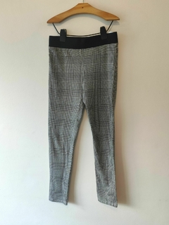 LEGGING - H&M - TALLE 8 A 9 AÑOS - CUADROS BLANCOS Y NEGROS