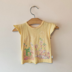 REMERA - CRECIENDO - TALLE 6 A 9 MESES - AMARILLA