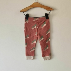 Imagen de PIJAMA - ZARA - TALLE 12 A 18 MESES - SET X2 PIEZAS (REMERA ML Y PANTALÓN) TERRACOTA MOTIVO CUBIERTOS